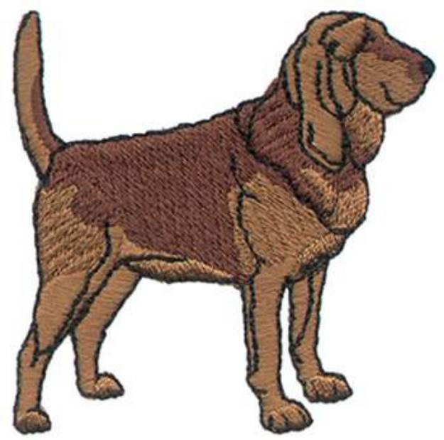 Picture of Bloodhound Machine Embroidery Design