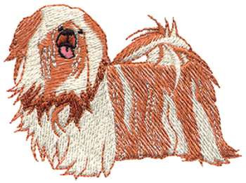 Lhasa Apso Machine Embroidery Design
