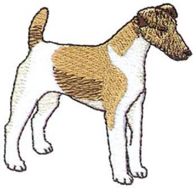 Picture of Smooth Fox Terrier Machine Embroidery Design