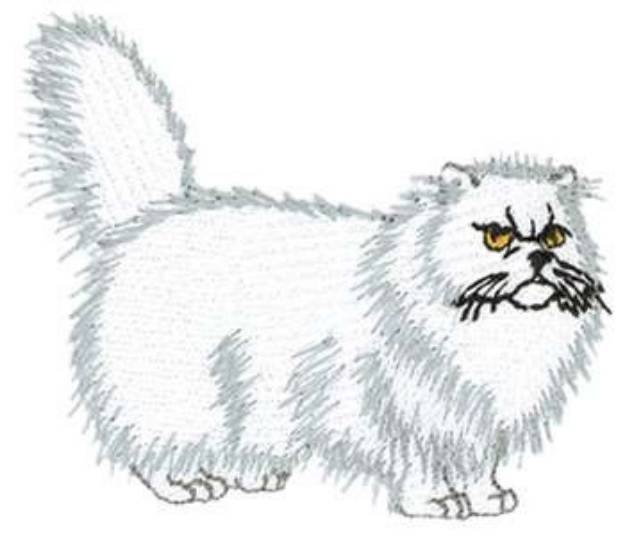 Picture of Persian Cat Machine Embroidery Design