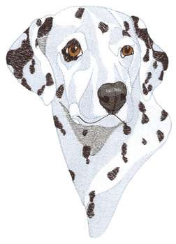 Large Dalmatian Machine Embroidery Design