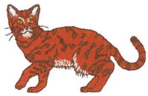 Picture of Bengal Cat Machine Embroidery Design