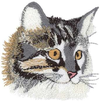 Maine Coon Machine Embroidery Design