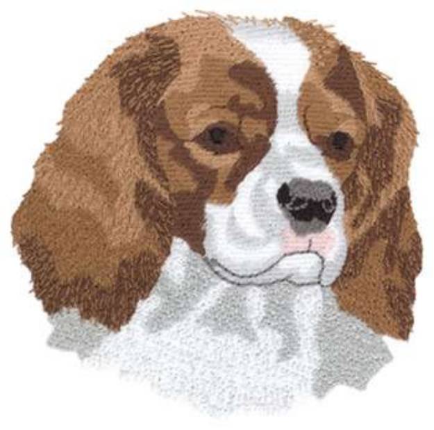 Picture of Cavalier King Charles Spaniel Machine Embroidery Design