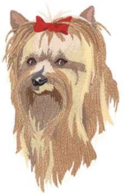Picture of Yorkshire Terrier Machine Embroidery Design
