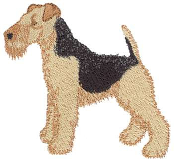 Welsh Terrier Machine Embroidery Design