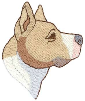 Pit Bull Terrier Machine Embroidery Design