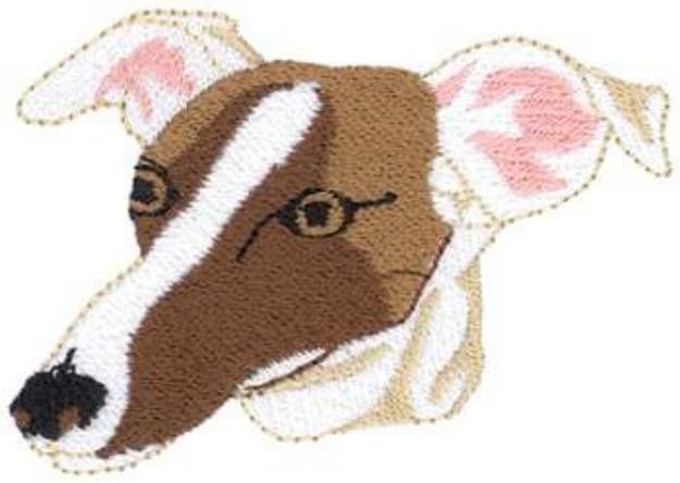 Picture of Whippet Machine Embroidery Design
