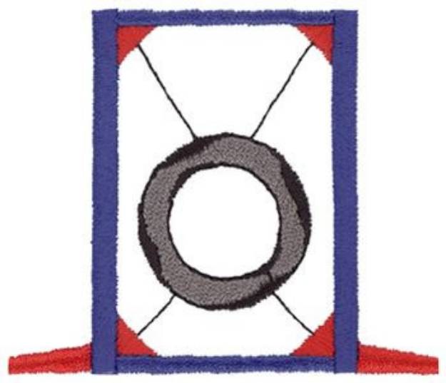 Picture of Agility Tire Jump Machine Embroidery Design