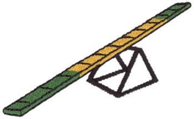 Picture of Agility Teeter-totter Machine Embroidery Design