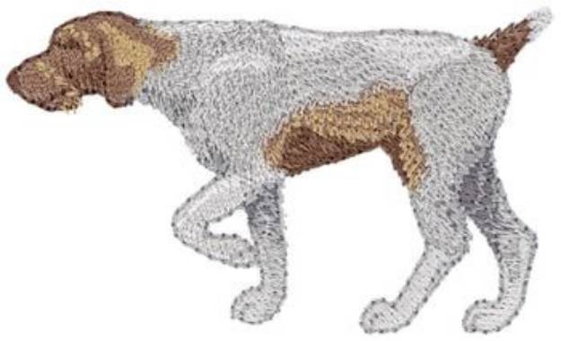 Picture of German Wirehair Pointer Machine Embroidery Design