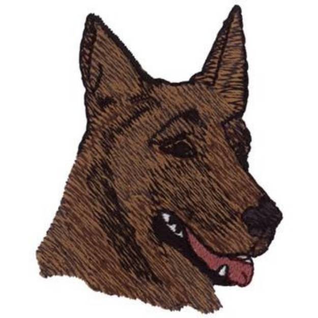 Picture of Dutch Shepherd Shorthair Machine Embroidery Design