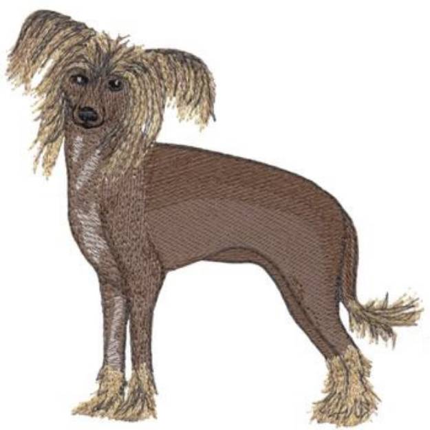 Picture of Chinese Crested Dog Machine Embroidery Design