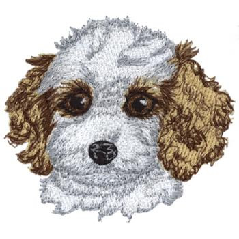 Cockapoo Puppy Machine Embroidery Design