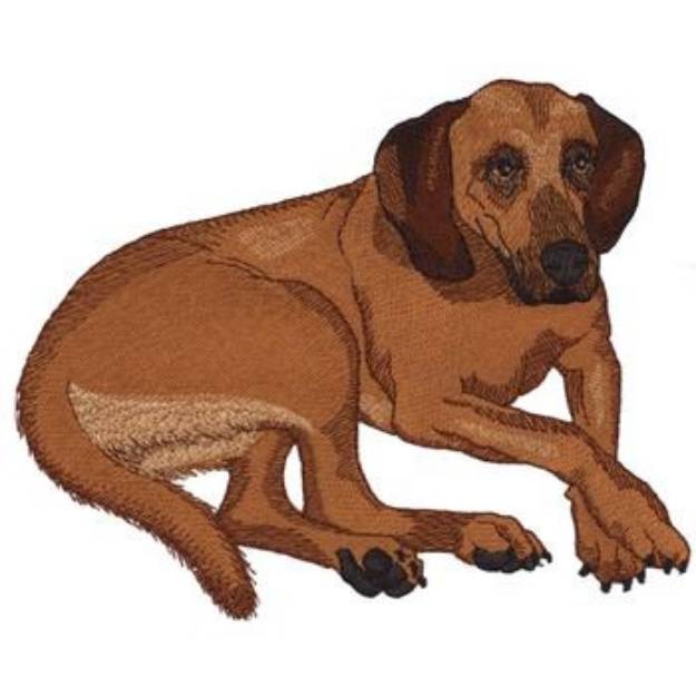 Picture of Hound Dog Machine Embroidery Design