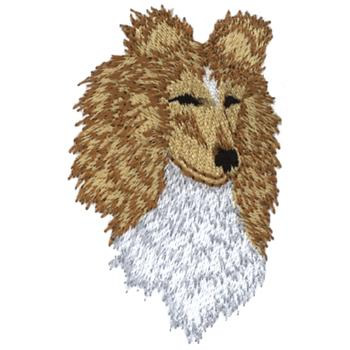 Shetland Sheepdog Machine Embroidery Design
