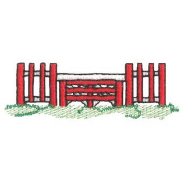 Picture of Gate Jump Machine Embroidery Design