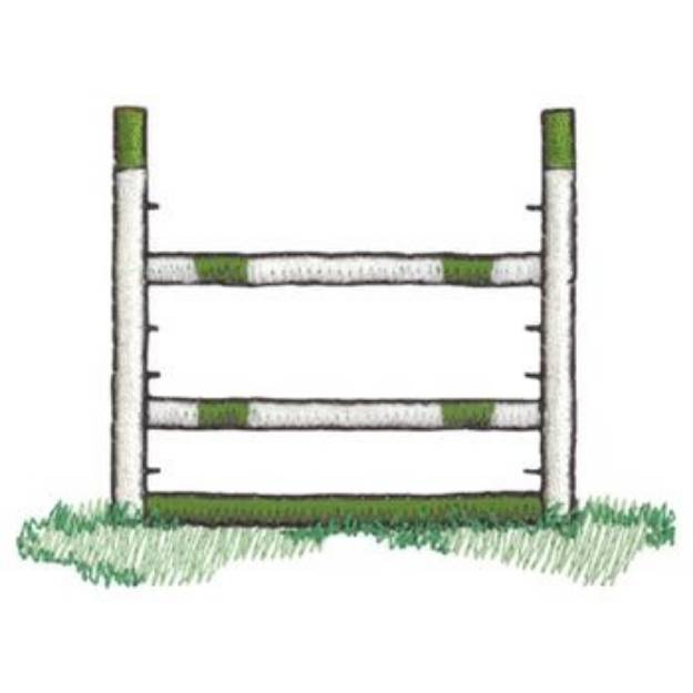 Picture of Adjustable Bar Jump Machine Embroidery Design