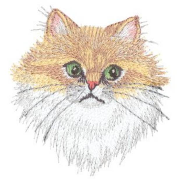 Picture of Golden Persian Machine Embroidery Design