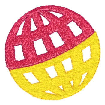 Cage Ball Machine Embroidery Design