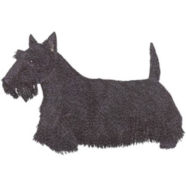 Picture of Scottish Terrier Machine Embroidery Design