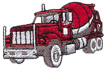 Cement Truck Machine Embroidery Design