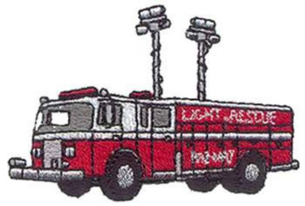 Picture of Light Truck Machine Embroidery Design