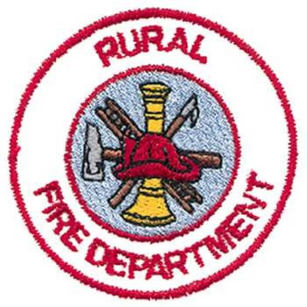 Picture of Rural Fire Department Machine Embroidery Design