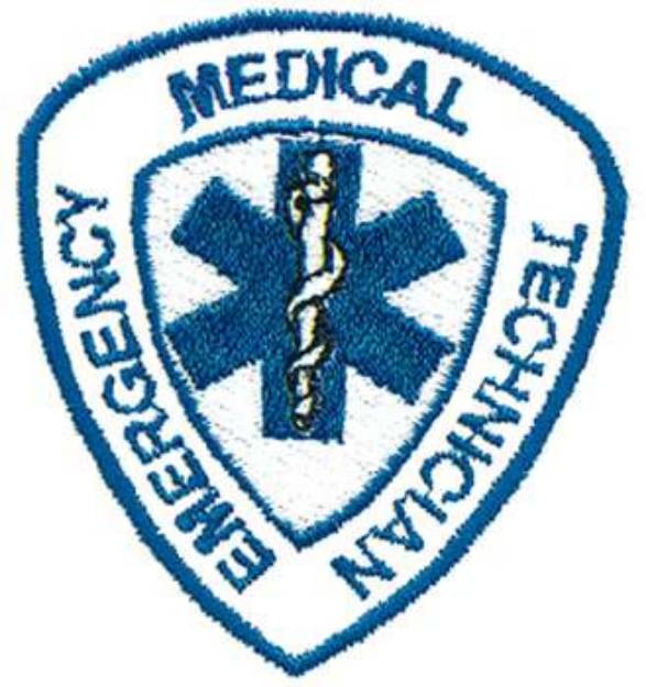 Picture of Emergency Med Tech Machine Embroidery Design