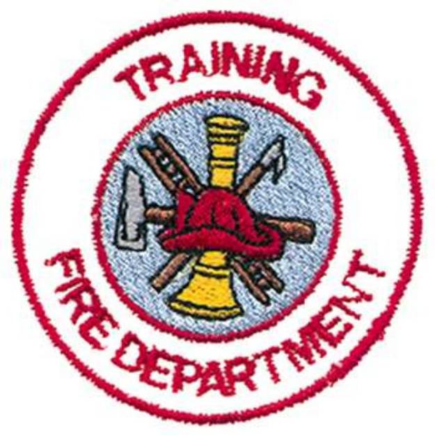 Picture of Training Fire Dept Machine Embroidery Design