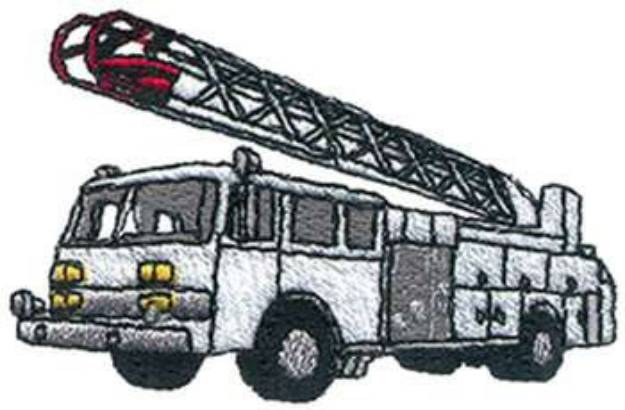 Picture of Hook & Ladder Machine Embroidery Design