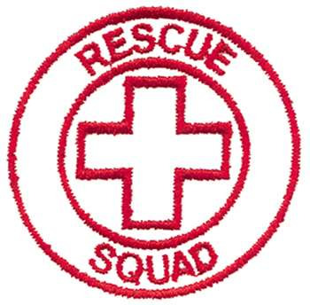 Rescue Squad Outline Machine Embroidery Design