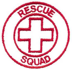 Picture of Rescue Squad Outline Machine Embroidery Design