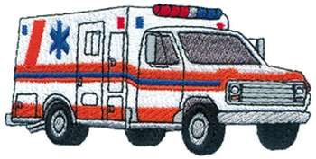 Ambulance Machine Embroidery Design