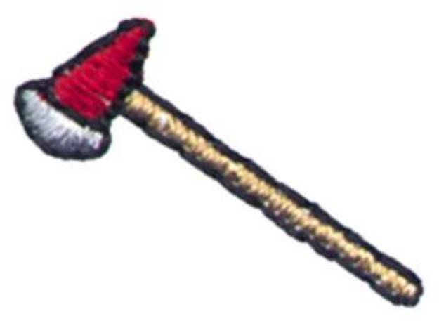 Picture of 1 Inch Fire Axe Machine Embroidery Design