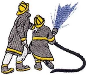 Picture of Firefighters Machine Embroidery Design
