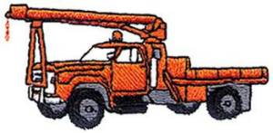 Picture of Boom Truck Machine Embroidery Design