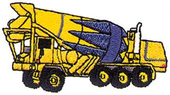 Cement Truck Machine Embroidery Design