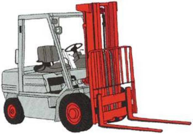 Picture of Lg. Forklift Machine Embroidery Design