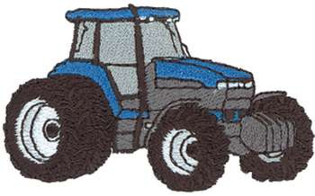 90s Tractor Machine Embroidery Design