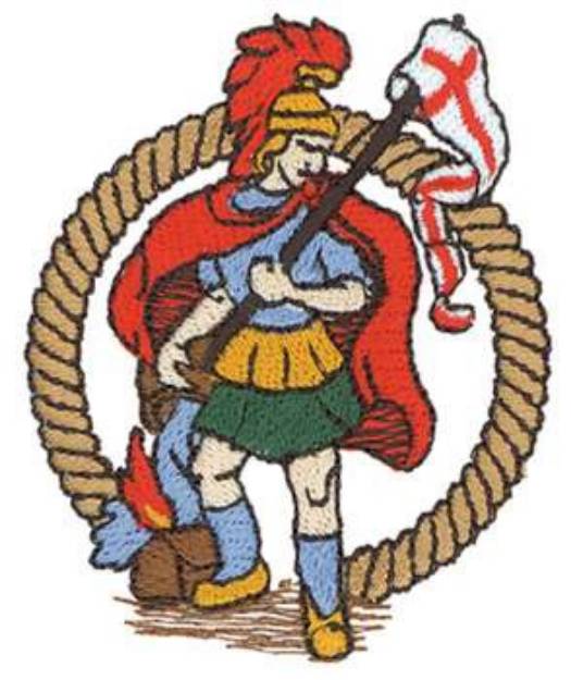 Picture of St. Florian Machine Embroidery Design