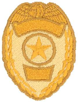 Badge Machine Embroidery Design