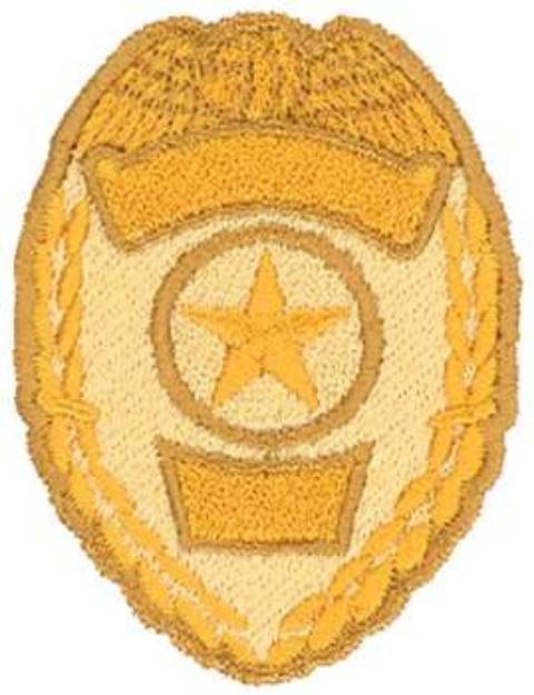 Picture of Badge Machine Embroidery Design