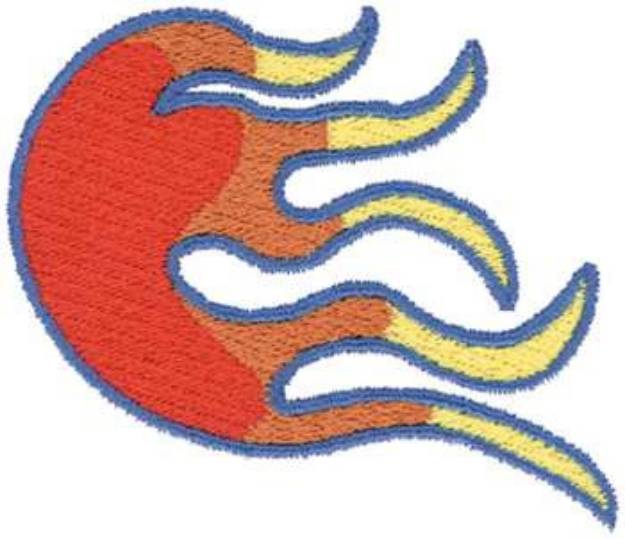 Picture of Flame Machine Embroidery Design