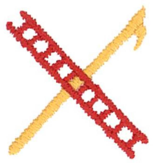 Picture of 1" Hook & Ladder Machine Embroidery Design