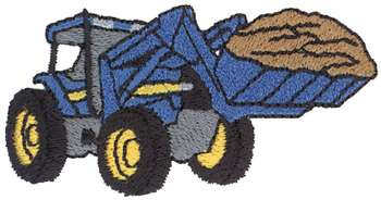 Front Loader Machine Embroidery Design