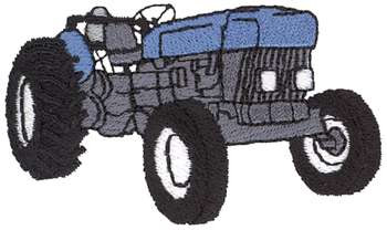 Compact Tractor Machine Embroidery Design