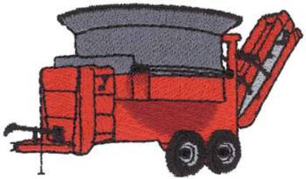 Picture of Tub Grinder Machine Embroidery Design