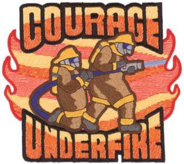 Picture of Courage Under Fire Machine Embroidery Design