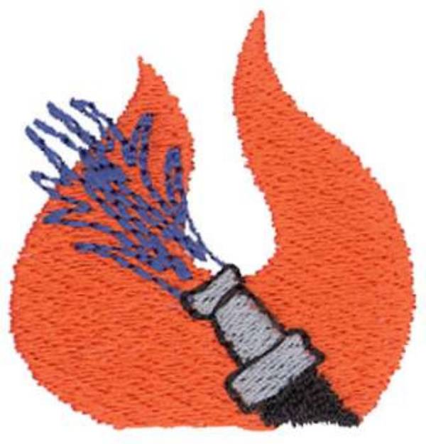 Picture of Firehose & Flame Machine Embroidery Design